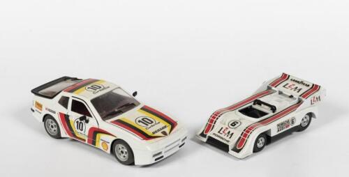 PORSCHE: Two period Porsche models. POLItoys Porsche Audi 917-10 Can Am racing car