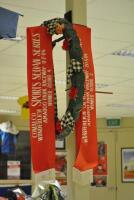MERCEDES 450SLC: Bryan Thomson's winners wreath and two red silk winners sashs