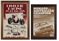 POSTERS: An original poster "Historic Racing" and a reprinted poster "Monaro &hellip; Australian Champion"