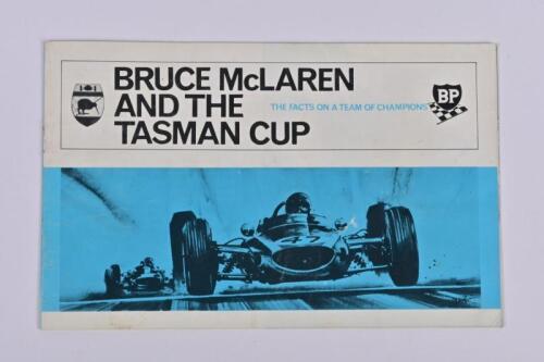 McLAREN: A 1965 'BRUCE McLAREN AND THE TASMAN CUP - The Facts On A Team Of Championships' booklet