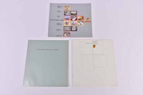 PORSCHE: Three Porsche related publications. 'PORSCHE' company booklets