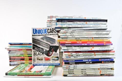 COLLECTORS CARS: A collection of 2000s 'Unique Cars' and 'Just Cars' magazines