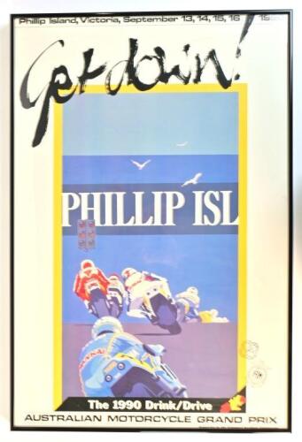 PHILIP ISLAND:&nbsp;A pair of event posters from the Australian Motorcycle Grand Prix at Phillip Island