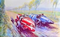 AUTOCAR/S.C.H.DAVIS: A first and second edition of 'The Autocar Portfolio Of Motor Racing - The Endless Quest For Speed' as presented by S.C.H.Davis. Colour pictures from F.Gordon-Crosby. 1 -23 prints
