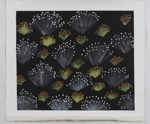 MARIE SHILLING (WORKING 2006), Wild Flowers (Untitled), synthetic polymer on canvas, 37 x 44cm (unstretched)