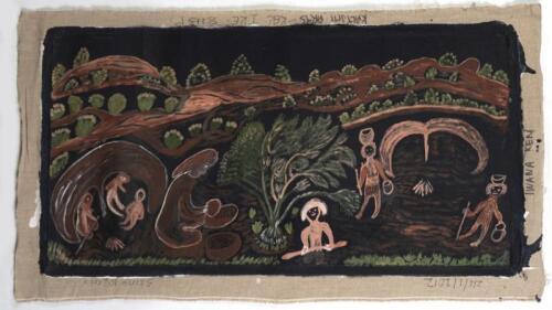 IWANA (ANTJAKITJA) KEN (BORN 1937), Untitled 2012, synthetic polymer paint on linen (unstretched), 50 x 100cm (image size)