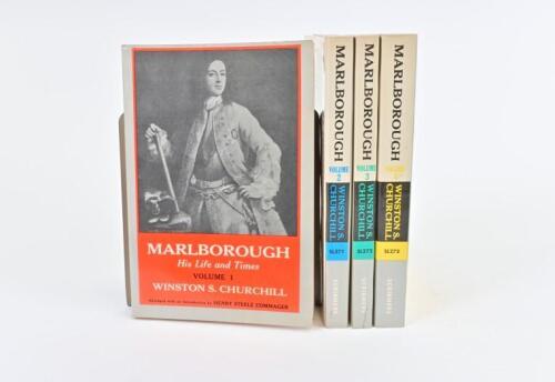 MARLBOROUGH: "MARLBOROUGH HIS LIFE AND TIMES" four paper volumes by Winston Churchill, published 1968 by Charles Scribner's Sons