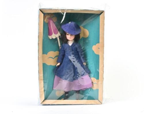 HORSMAN: A Walt Disney Mary Poppins doll, circa 1973 50th anniversary edition, style No 928, in original box missing cover and bagthe box 35cm high, 25cm wide, 8cm deep