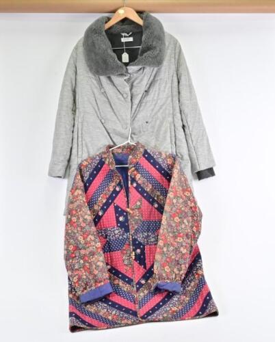 LADYS WEAR: Grand Sasso fleece lined puffer jacket and an Oriental quilted robe