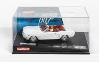 FORD: A NOS 1:32 scale Carrera 'Evolution' FORD Mustang convertible slot car James Bond 007 "Goldfinger" Edition