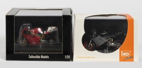 DUCATI: TWO 1:24 scale IXO & 2Wheels Ducati 916 Senna - 1995 / 996SPS