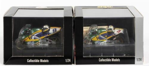 HONDA: TWO NOS 1:24 scale 2Wheels Honda "Alex Barros" NSR V2 '#4 / NSR500 '#9 - 1998'