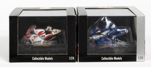 HONDA: TWO NOS 1:24 scale 2Wheels & Onyx Honda NSR V4 '#9 A.Puig' / NSR-V500 '#14J.Borga - 1998'