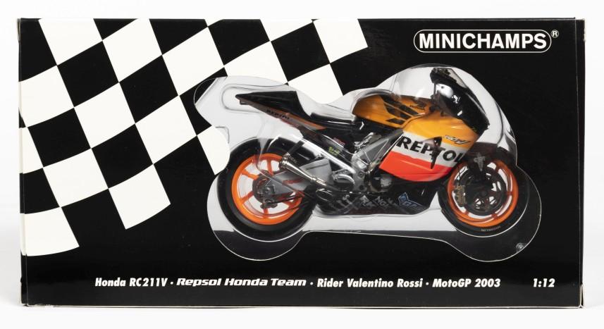 HONDA: A NOS 1:12 scale Minichamps Honda RC211V 