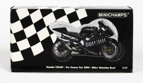 YAMAHA: A NOS 1:12 scale Minichamps Yamaha YZR-M1 "Pre Season Test 2004" #46 Valentino Rossi Limited Edition