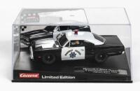 PLYMOUTH: A NOS 1:32 scale Carrera 'Evolution" Plymouth Road Runner Highway Patrol slot car 'Limited Edition'