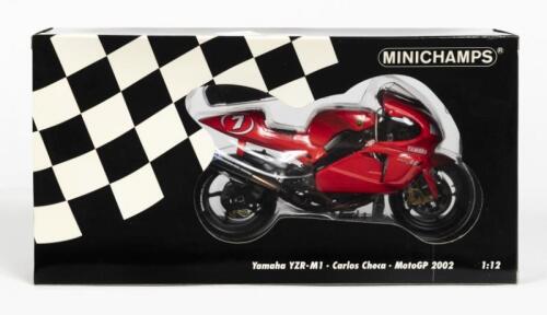 YAMAHA: A NOS 1:12 scale Minichamps Yamaha YZR-M1 #7 Carlos Checa - Moto GP 2002