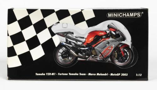YAMAHA: A NOS 1:12 scale Minichamps Yamaha YZR-M1 " Fortuna Yamaha Team" #33 Marco Melandri - Moto GP 2003