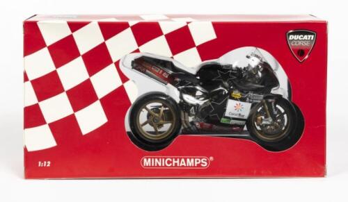 DUCATI: A NOS 1:12 scale Minichamps 'Ducati Corse' Ducati 998RS #48 David Garcia - WSB 2003