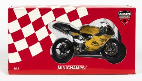 DUCATI: A NOS 1:12 scale Minichamps 'Ducati Corse' Ducati 998RS #7 P.F. Chilli - WSB 2004