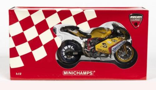 DUCATI: A NOS 1:12 scale Minichamps 'Ducati Corse' Ducati 999RS #99 Steve Martin - WSB 2004