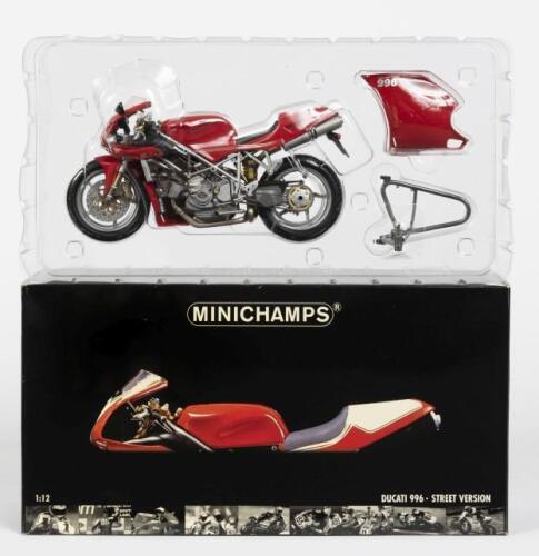 DUCATI: A NOS 1:12 scale Minichamps Ducati 996 Street Version