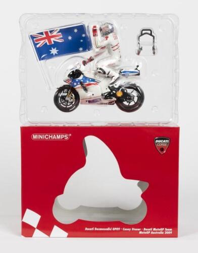 DUCATI: A NOS 1:12 scale Minichamps 'Ducati Corse' Ducati Desmosedici GP09 "Ducati Moto GP Team" #27 Casey Stoner - Moto GP Australia 2009