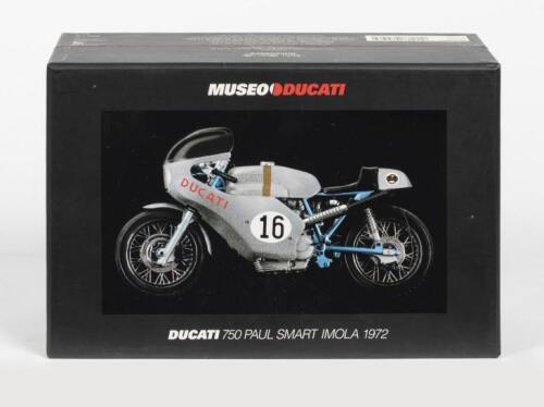 DUCATI: A NOS 1:12 scale Minichamps 'Ducati Museo' Ducati 750 '#16 Paul Smart - Imola 1972'