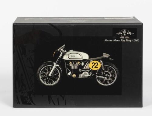 NORTON: A NOS 1:12 scale Minichamps 'Classic Bike Series' Norton Manx #22 Ray Petty - 1960