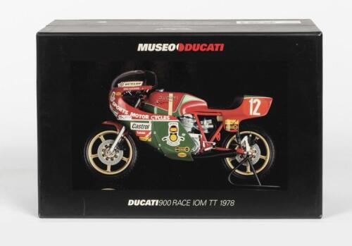 DUCATI: A NOS 1:12 scale Minichamps 'Ducati Museo' Ducati 900 Race IOM TT 1978 #12