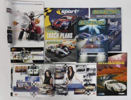 CATALOGUES: A NOS group of ScaleXtric, Minichamps, AFX and Fly slot cars catalogues