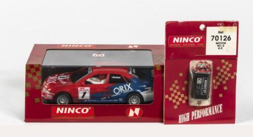 AUDI: A NOS 1:32 scale Ninco 'Model Racing Car' Audi A4 'ORIX - Brad Jones #1' slot car