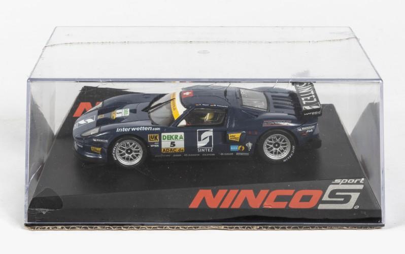 FORD: A NOS 1:32 scale Ninco 'Sport S' Ford GT 'ADAC' #5 slot car