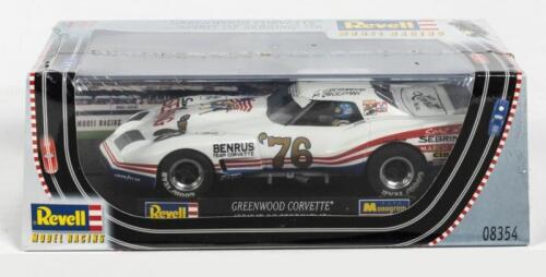 CORVETTE: A NOS 1:32 scale Revell Greenwood Corvette ' Spirit of Sebring '76' #76 slot car