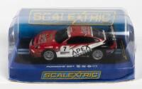 PORSCHE: A NOS 1:32 scale ScaleXtric Porsche 997 'Geddie #7' slot car