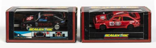 FORD: TWO NOS ScaleXtric Ford Sierra Cosworth 'Texaco #6/ JanSpeed #10' slot car bodies