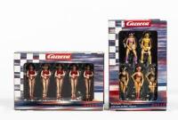 CARRERA: TWO NOS 1:32 scale Carrera Gridgirls and Pit babes pack X5 each