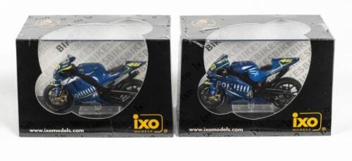 YAMAHA: TWO NOS 1:24 scale IXO Yamaha YZR -M1 "Moto GP Valentino Rossi #46 - 2004/2005"
