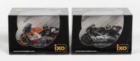 HONDA: TWO NOS 1:24 sale IXO Honda NSR500 'A.Barros #4 - 2001/A.Civille #28"