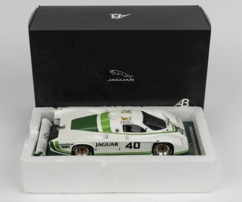 JAGUAR: A rare 1:18 scale AB Models Jaguar XJR5 #40 Brian Redman/Jim Adams/Hurley Haywood - Le Mans 1985. #22 of 35.