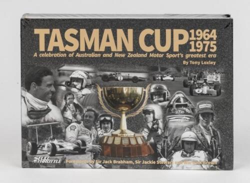 TASMAN CUP: A sealed copy of &lsquo;TASMAN CUP &ndash; 1964, 1975 - celebration of Australian and New Zealand Motor Sport&rsquo;s greatest era&rsquo; hardcover book by Tony Loxley