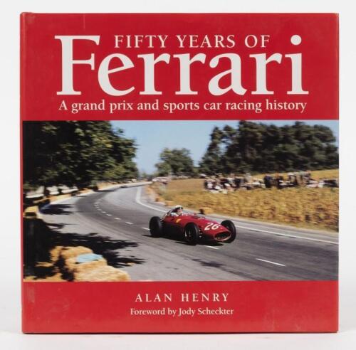 FERRARI: &lsquo;Fifty Years of Ferrari&rsquo; hardcover book by Alan Henry