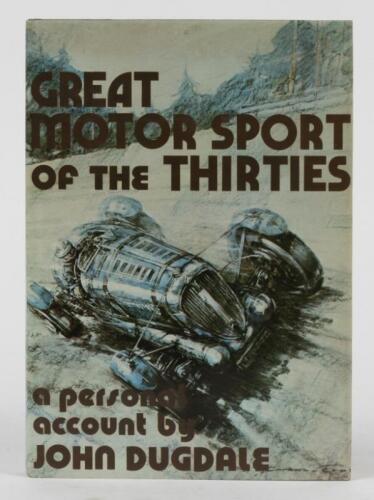 MOTOR SPORT: &lsquo;Great Motor Sport of the Thirties&rsquo; hardcover book