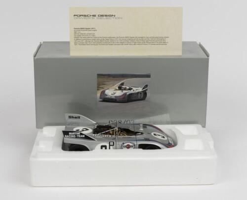 PORSCHE: A rare 1:18 scale Autoart Martini Porsche 908/03 Spyder #3 1971 (Porsche Edition) V.Elford/G.Larousse - 1971 Nurburgring winner