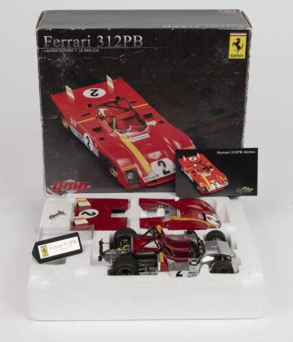 FERRARI: A Limited Edition 1:18 scale GMP Ferrari 312PB #2 Mario Andretti and Jacky Ickx - 1972 Daytona 24hrs