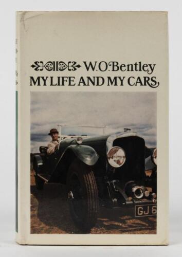 BENTLEY: 'MY LIFE AND MY CARS' hardcover book by W.O.Bentley