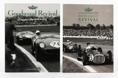GOODWOOD REVIVAL: Two 'Goodwood Revival' Official Programmes from 2000 and 2002