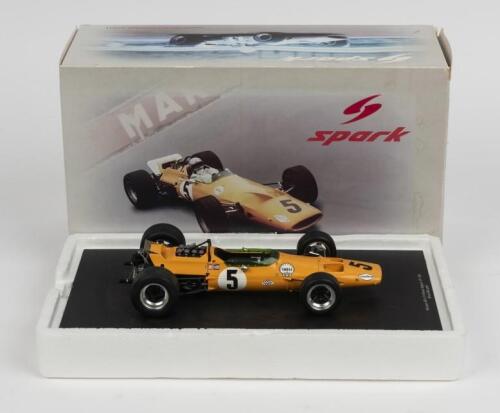 McLAREN: A 1:18 scale Spark McLaren M7A #5 Bruce McLaren - 1968 Belgian GP Winner