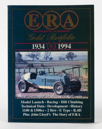 ERA: 'ERA GOLD PORTFOLIO 1934 - 1994' softcover book. Published by Brooklands Books
