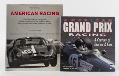 AMERICAN RACING: Two hardcover books detailing American racing. 'AMERICAN GRAND PRIX RACING' by Tim Considine